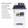 3ad80b80-2ced-43ba-9f19-70fecda8f130 K.E 4000-BS-Gray Single Washing Machine