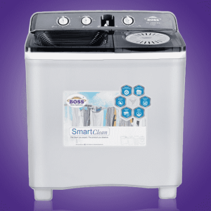 5-transformed Twin Tub Washing Machine KE-8500-BS (Gray) 9-Kg