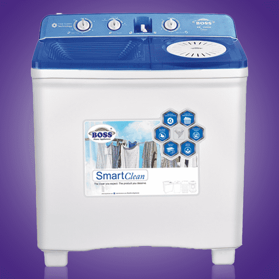 6-transformed Large Capacity Washing Machine 15000-BS-S (Steel Spiner)