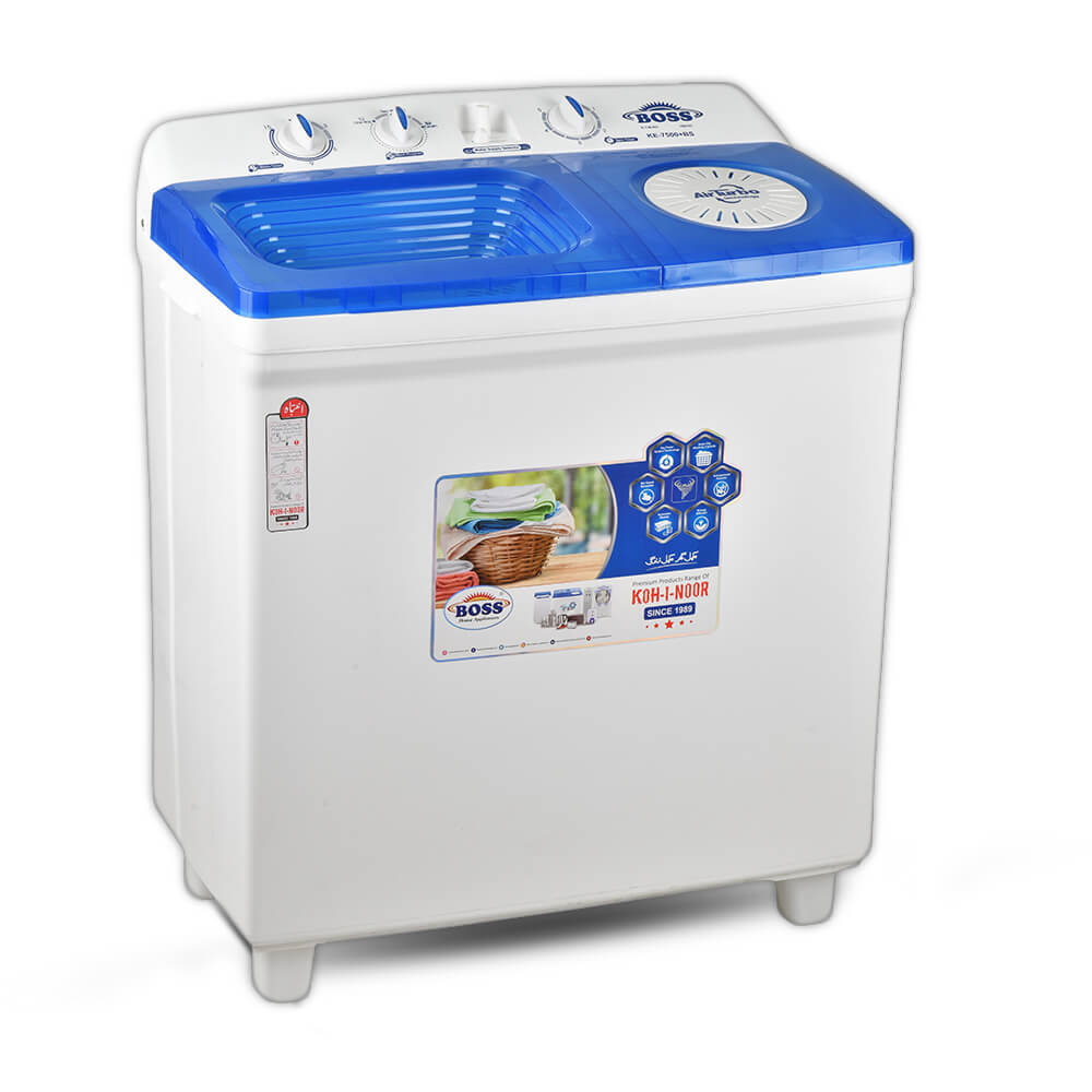 BOSS Twin Tub Washing Machine | K.E 7500 BS Side