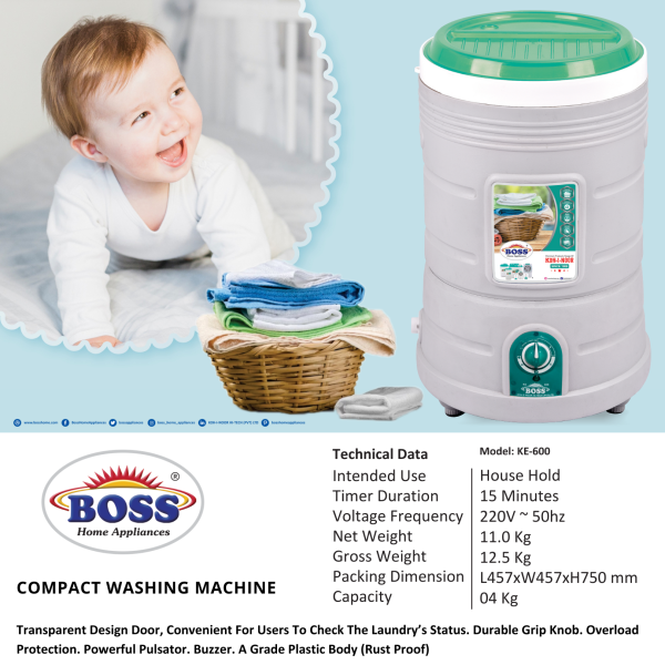 Baby 600 Web 2 Baby Washing Machine KE-600 (4Kg)