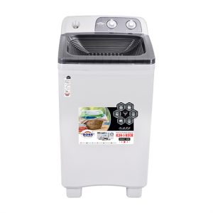 Single Washing Machine K.E 4000-BS-Gray (Built In Sink) 12Kg