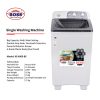 Single-Washer-4000-Gray-Technical Single Washing Machine K.E 4000-BS-Gray (Built In Sink) 12Kg