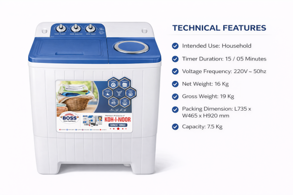 a25c00ec-5b7d-4661-9973-4ed4c4cccab5 K.E 6550-BS-S White Baby Series Washing Machine