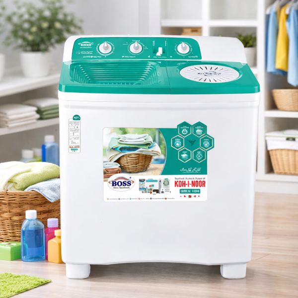 793d376e-12f9-4c60-84d9-ae8292f9670f KE.15000-BS-S Green (Steel Spiner) Platinum Series Twin Tub Washing Machine