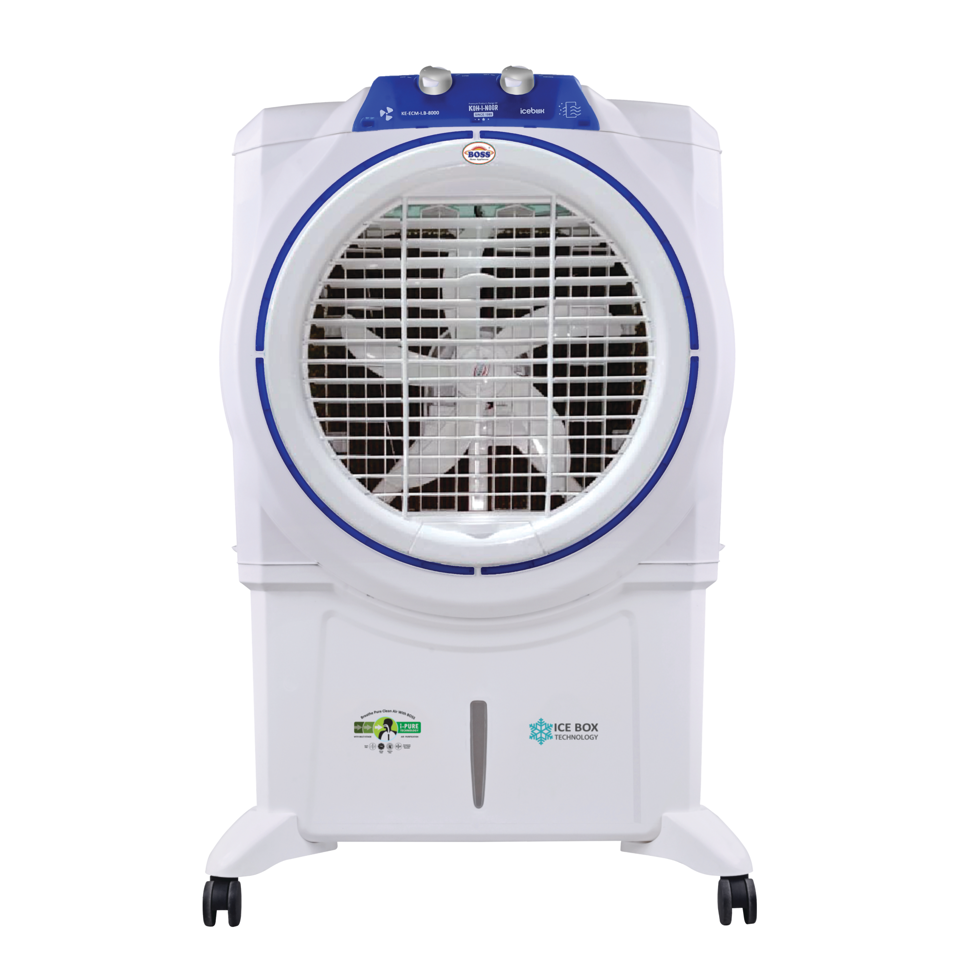 Solar Air Cooler ECM 8000 IB Blue