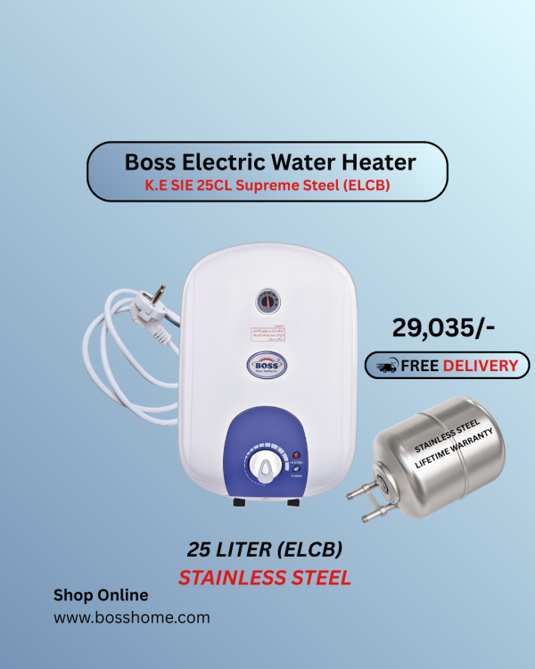 25 liter Supreme Steel (ELCB) K.E SIE 25CL Supreme Steel ELCB