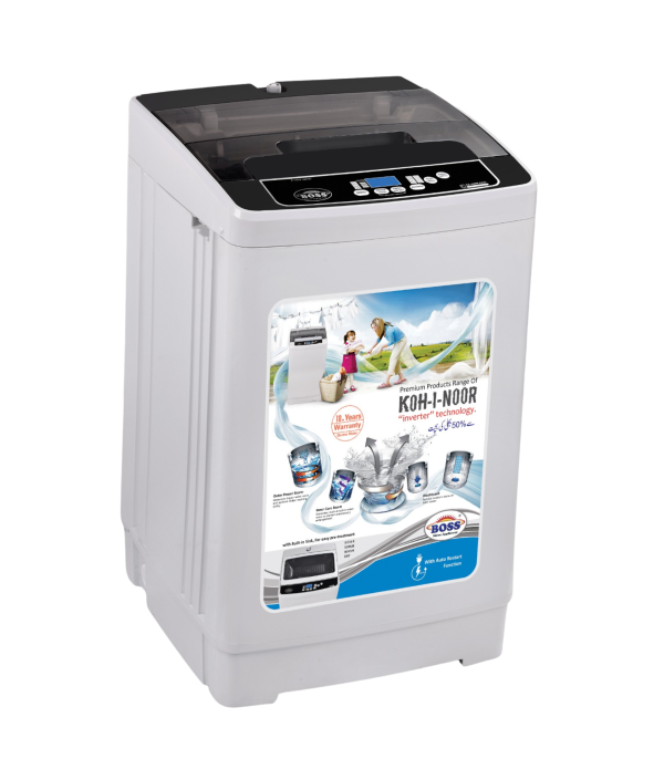 Automatic Washing Machine KE-AWM-8200 Classic Black Gray (12-Kgs)