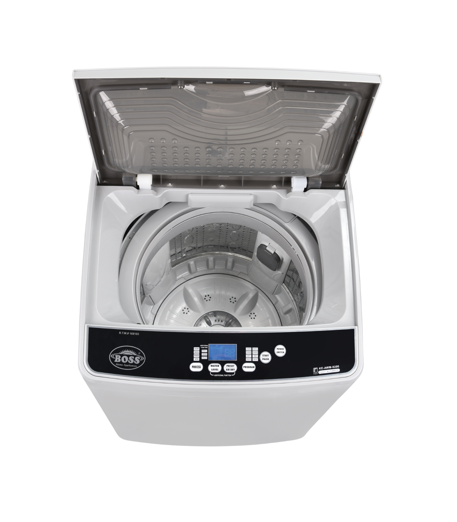 Automatic Washing Machine KE-AWM-9200 Classic Black Gray Dumping Door BS (10-Kgs) - Image 5