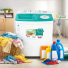 1a161789-158d-48b7-8a06-d53a737f8289 K.E-7500-BS Green Platinum Series Washing Machine Twin Tub