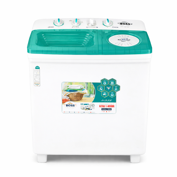 7500 white BG K.E-7500+BS Green Platinum Series Washing Machine Twin Tub