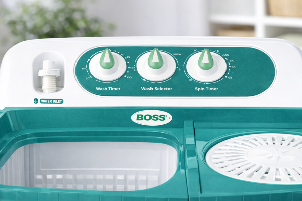 e2b01e30-d55c-4f93-bb2c-e9356bf451d5 KE-8500-BS Green Platinum Series Twin Tub Washing Machine